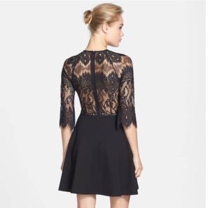 Yale' Lace Panel Fit & Flare Dress
BB DAKOTA